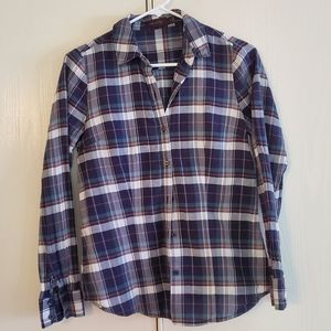 The Limited plaid button-up
